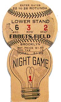 A look at a vintage baseball ticket « Baseballminutia