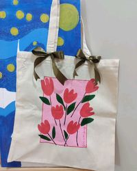 #tote #totebagpattern #totebagdesign #painting #diy  #aesthetic