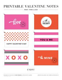 Notas imprimibles san valentin // NicolesClasses-VDayCards