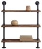 3-Shelf Piping in Black / ShopLadder