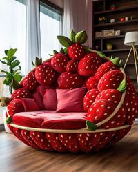 Q1:Which of these fruit themed chairs / couches is your favorite? Q2: What is your favorite type of fruit? 🍉🍇🍎🍊🍓🥥🍌🍍🍒🍐 These fruit-inspired… | Instagram