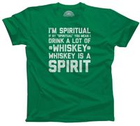 I'm Spiritual...Whiskey is a Spirit Shirt #Boredwalk #stpatricksday #whiskey #drinkingshirts