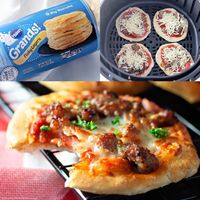 Air Fryer Pizza #pizza pizzadough #airfryerrecipes #airfryer