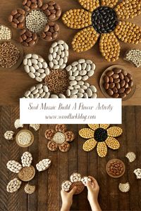 Seed Mosaic Build A Flower Activity – Woodlark Blog – Woodlark