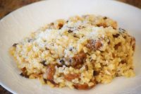 Instant Pot Risotto with Italian Sausage and Mushrooms - Indiana Mommy - Cooking From the Heart Land