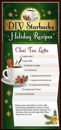 DIY – Chai Tea Latte