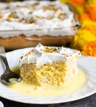 This Rasmalai Tres Leches cake is a unique Indian Mexican fusion dessert recipe. Ideal for Diwali parties and special occasions. #fusionrecipe #rasmalai #egglesscake