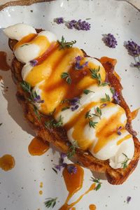 Whipped Ricotta & Burnt Honey Croissants | This Little Plate.