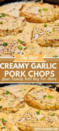 Say goodbye to boring weeknight dinners! 😋 Discover the mouthwatering magic of Smothered Boneless Pork Chops In Creamy Garlic Sauce - an easy recipe that will become your new favorite go-to. Don't wait - dive into this delectable dish today! 🍽️ Craving endless inspiration? Save this Pin to your collection and savor the flavor of creativity whenever you need it! Click that save button now!