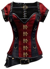 Corset Super Store Women's Burgundy Red and Black Satin Steel Boned overbust Corset 40-Fits Natural Waist 44"-45" Corset Super Store,http://www.amazon.com/dp/B00EBY5C0E/ref=cm_sw_r_pi_dp_34mQsb0XCWQHNVS1