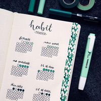 These 30+ habit tracker ideas for your bullet journal will help you get organized and stay organized! Ideas for tracking your mood, health, money and more!