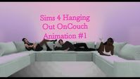 Sims 4 Animations | Hanging Out On Couch