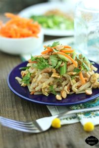 Chicken Pad Thai {Family Friendly}