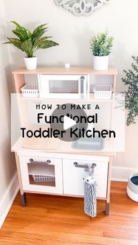 Jamie Robinson on Instagram: "I had wanted to make a functional kitchen for the toddlers a year ago, but just never got around to it. We finally completed it a week of two ago and I can honestly say I wish I’d have done it earlier. I was getting tired of lifting the kids to the kitchen sink to wash their hands. Now they can wash on their own (although we have to monitor the soap because they like A LOT of soap 😂)!  Comment LINK and I’ll send you the links to everything you need! (Also can be found in my bio too)   #functionalkitchen #playkitchen #ikeaplaykitchen #diyplaykitchen #ikeahack #diyplayideas #montessoriathome #montessori #childledlearning #childdevelopment #independent #independentchild #playhousediy #momsofig #dadsofinstagram"