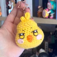 If you love Ateez, KPOP or just think it's cute, then this keyring is perfect for you!  Inspired by the KPOP group Ateez's characters 'ANITEEZ', this little guy is called bbyongMING and is based on the group member Mingi <3 It's on the larger side for a keyring/keychain, so I would recommend more as a bag charm or something similar :) but whichever you prefer! (This is in no way official merchandise and is purely fan made art, inspired by the Aniteez characters.)