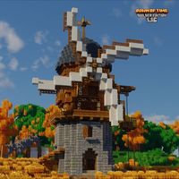 Lekter made this medieval windmill in Minecraft with the Dawn of Time mod. Awesome result ! Was a great challenge :) Made during my stream : https://www.twitch.tv/goldenworld.