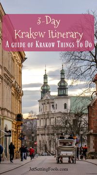 Day-by-Day 3-Day Krakow Itinerary Our itinerary includes all the details of what to do in Krakow in 3 days – including introductions to each sight, links to more information and a link to the sights on Google Maps. At the end of the post, you will find tips about where to stay in Krakow and other advice to help plan your Poland trip itinerary.