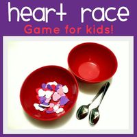 Get out some wiggles with this fun Valentine's Day activity for kids! ♥