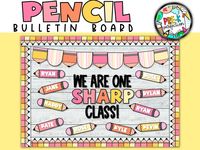 Back to School Bulletin Board Pencil Bulletin Board Digital Download Bulletin Board Kit - Etsy