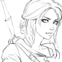 DULLAHAN — kr0npr1nz: Ciri fanart process steps! You can...