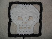 Skull Square 6x6 ~ free pattern ᛡ