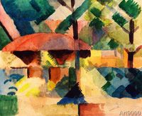 August Macke - Garden Entrance