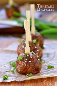 Teriyaki Meatballs