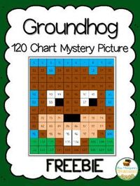 Groundhog Day Freebie Hey friends! I want to share with you my newest mystery picture perfect for Groundhog Day! This cute little guy is created when students use the key to color in numbers on a 120 chart. It's a great activity to start a discussion about groundhogs and what the day is about. You can also pair it with a writing activity such as "Do you think the groundhog will see his shadow today?" Or "Would you rather have an early spring or six more weeks of winter?"