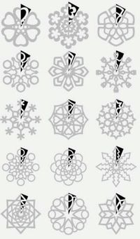 Paper snowflakes