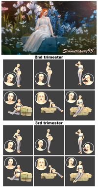 Poses for a pregnant sim - sims 4 poses. [EARLY ACCESS until July 20th, 2024] #sims4 #ts4 #sims4poses #posessims4 #thesims #sims #poses #soloposes #familyposes #pregnantposes #portraitposes #modelposes