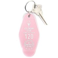 Ice Cream Club Key Tag