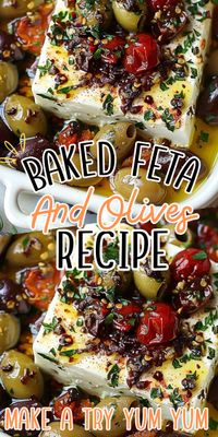 Baked Feta and Olives