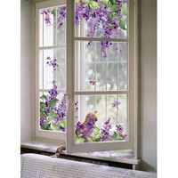 Transform your windows into a vibrant oasis with our exquisite collection of floral or foliage window decals. Our window decals are designed to create a stunning visual display, casting mesmerizing, colourful shadows when exposed to sunlight. Our window decals are designed without the need for adhesives. Just spray some water on your window before application. Perfect for tenants who seek a temporary and hassle-free way to add style to their living space. Besides, the pattern have a repeating pa