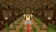 Sympathique cette bibliothèque dans Minecraft. 🧷