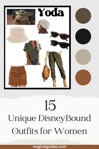 Find casual Star Wars inspired outfits as well as where to buy these pieces here. Find 15 unique Disney Bound outfits for women with all your favorite characters including the star wars characters Yoda and BB8. Disneybound outfits for Yoda or Grogu is such a fun Disney bound for the parks for any weather. #disneybound #starwars #ootd #outfitinspo #grogu #babyyoda #disney