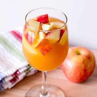 Caramel Apple Sangria - The Wholesome Dish