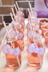 Pastel Pink Hello Kitty themed birthday party with lots of cute ideas via Kara's Party Ideas | KarasPartyIdeas.com #hellokitty #partyideas #decor (16)