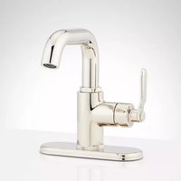 Gunther Single-Hole Bathroom Faucet - Polished Nickel,