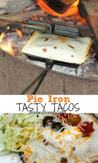 Pie Iron Tasty Tacos - The Farmwife Cooks