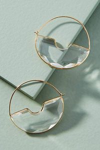 Anthropologie Temperance Hoop Earrings