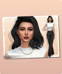 Sim Models, Females: Sonya Montano by Jolea. #sims4 #female_models #models #sims #sims4cc #gaming