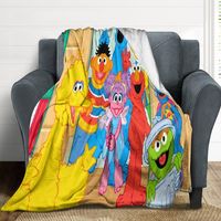 PRICES MAY VARY. Design: Soft and cozy plush fuzzy blankets, printed in stylish high-definition color graphics featuring images of well-loved Japanese anime and cartoon characters, sure to delight cartoon lovers of all ages. Material: blanket throw is anti-pilling Flannel fabric, Super Soft,lightweight,resistant to shrinking and wrinkling, They are Soft To the Touch almost as soft and warm as wool blanket. Size: 3 sizes are available -50"x40"/60"x50"/80"x60" inches, microfiber throw blanket is s