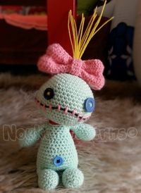 CROCHET-PATTERN: Voodoo Doll inspired by Scrump Lilo and