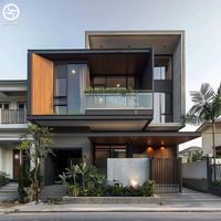 Modern villa exterior architecture