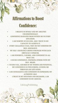 #confidence #confidenceiskey #affirmations #affirmationpositive #affirmationsforwomen