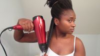 {77} How I Blow Dry My 4c Natural Hair : Modified Tension Method