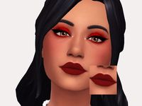 The Sims Resource - Bella Goth Lipstick