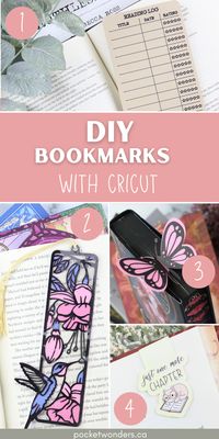 DIY Bookmarks with Cricut