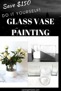 Yes!! Just made my parents a beautiful glass painted vase! All of the tips in this article were so helpful and easy! Plus, I learned how to do some other glass painting I've been wanting to try! // diy vase // diy vase ideas // diy painting // diy paint vases // #chalkpaintvasesdiy #diypaintglassvases #diyhalfdippedvase