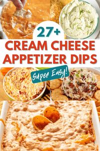 27 Cream Cheese Appetizer Dips